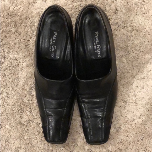 Paul Green Munchen Black Leather Shootie Heels - Picture 2 of 8